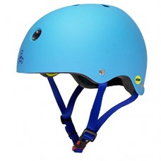 Triple 8 Dual Certified MIPS Helmet for Bike  Skate  Longboarding  BMX  and Commuting  Blue Matte  S/M - B01GNGBUY4